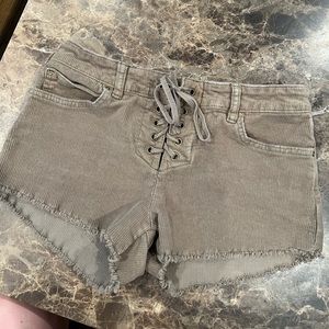 Billabong Lace Up Corduroy Shorts 25